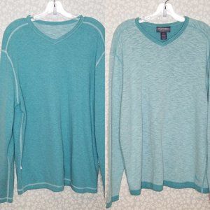 Tommy Bahama Soft Reversible V-Neck Lightweight Sweater